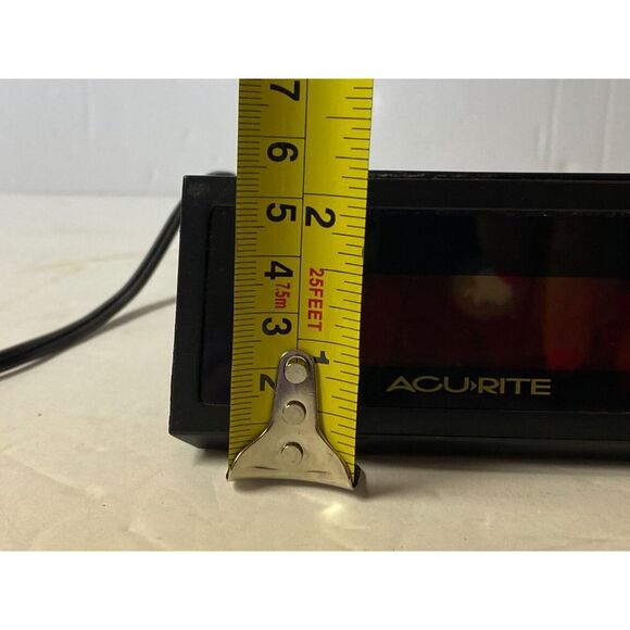 AcuRite 47567 LED Corded Digital Alarm Clock Wood Grain - Picture 11 of 11